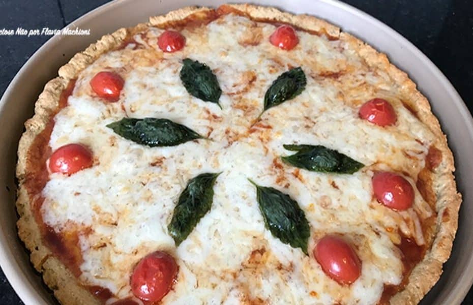 Como fazer massa de pizza sem glúten e lactose