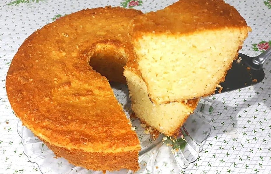 Receita de bolo de mandioca sem farinha de trigo