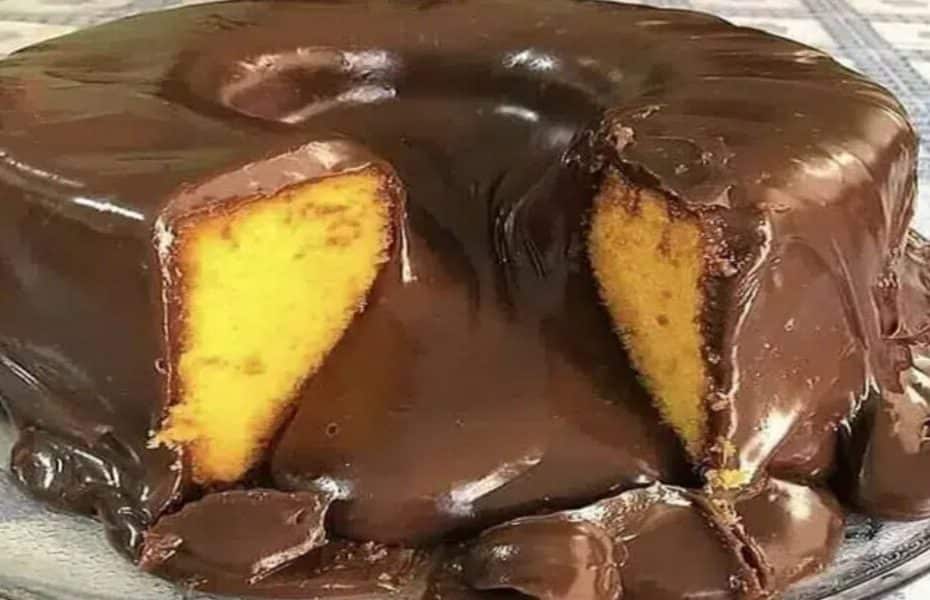 Bolo de Cenoura com Brigadeiro