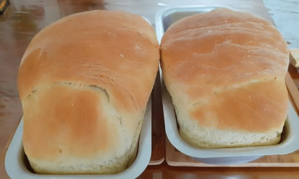Receita básica de pão caseiro